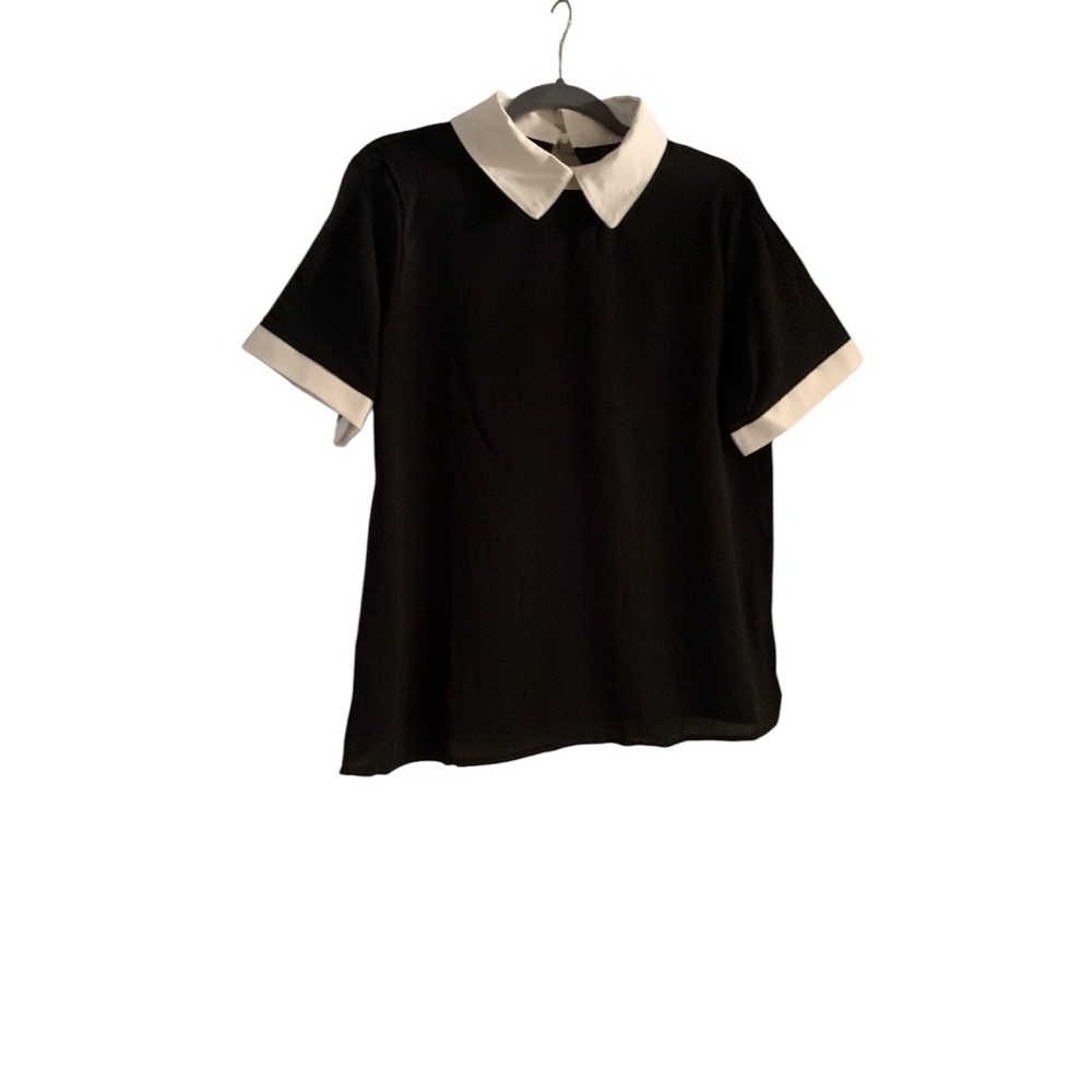Black and White Collared Shirt NWOT 3/$25